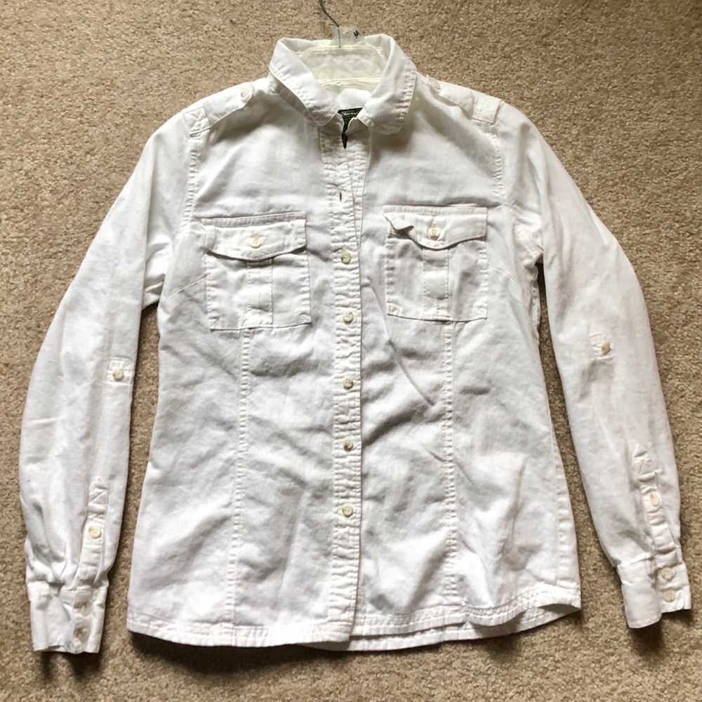 SALE!!! Eddie Bauer White Button Down